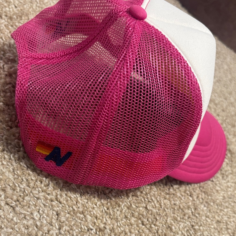 Aviator Nation Pink and White Lightning Bolt Hat - Picture 2 of 10